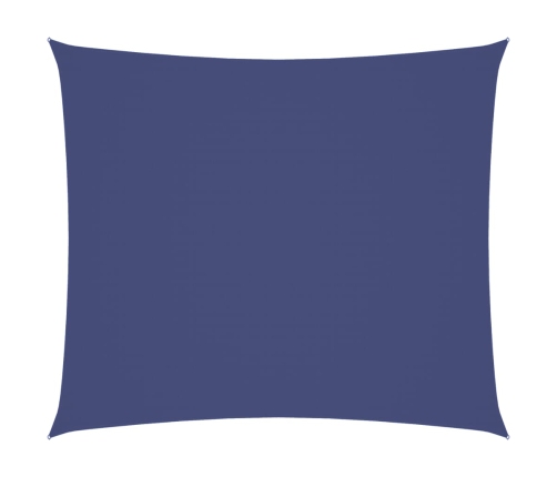 Toldo de vela rectangular tela Oxford azul 2x2,5 m