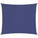 Toldo de vela rectangular tela Oxford azul 2x2,5 m