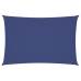 Toldo de vela rectangular tela Oxford azul 2x4 m