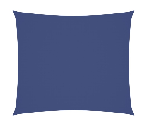Toldo de vela rectangular tela Oxford azul 2,5x3 m