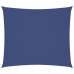 Toldo de vela rectangular tela Oxford azul 2,5x3 m