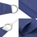 Toldo de vela rectangular tela Oxford azul 2,5x3 m