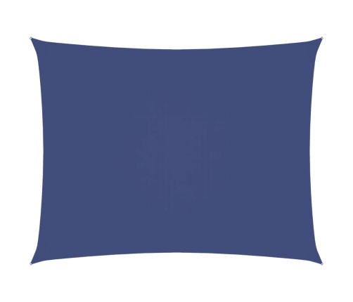 Toldo de vela rectangular tela Oxford azul 2,5x3,5 m