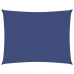 Toldo de vela rectangular tela Oxford azul 2,5x4 m