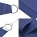 Toldo de vela rectangular tela Oxford azul 2,5x4 m