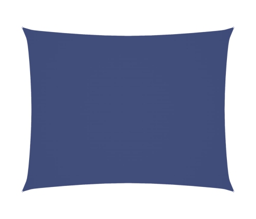 Toldo de vela rectangular tela Oxford azul 3,5x5 m