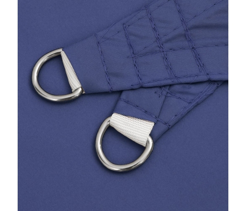 Toldo de vela rectangular tela Oxford azul 3,5x5 m