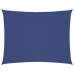 Toldo de vela rectangular tela Oxford azul 4x5 m