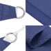 Toldo de vela rectangular tela Oxford azul 4x6 m