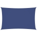 Toldo de vela rectangular tela Oxford azul 4x7 m
