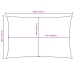 Toldo de vela rectangular tela Oxford azul 4x7 m