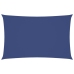 Toldo de vela rectangular tela Oxford azul 5x8 m
