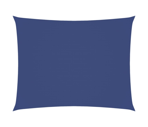 Toldo de vela rectangular tela Oxford azul 6x7 m