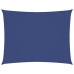 Toldo de vela rectangular tela Oxford azul 6x7 m