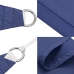 Toldo de vela triangular tela Oxford azul 2,5x2,5x3,5 m