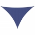 Toldo de vela triangular tela Oxford azul 3x3x4,24 m