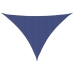 Toldo de vela triangular tela Oxford azul 3x4x5 m
