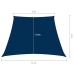 Toldo de vela trapezoidal de tela oxford azul 3/5x4 m