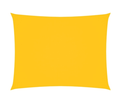 Toldo de vela rectangular de tela oxford amarillo 2x3 m