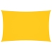 Toldo de vela rectangular tela Oxford amarillo 2x4,5 m