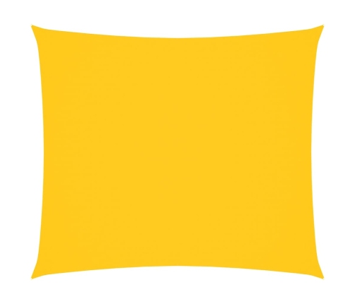 Toldo de vela rectangular tela Oxford amarillo 2,5x3 m