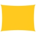 Toldo de vela rectangular de tela oxford amarillo 2,5x3,5 m