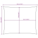 Toldo de vela rectangular de tela oxford amarillo 2,5x3,5 m