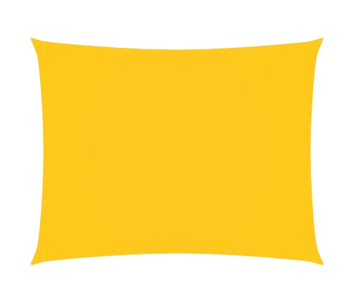 Toldo de vela rectangular tela Oxford amarillo 2,5x4 m