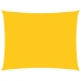 Toldo de vela rectangular tela Oxford amarillo 2,5x4 m