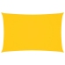 Toldo de vela rectangular tela Oxford amarillo 5x8 m