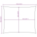 Toldo de vela rectangular tela Oxford amarillo 6x7 m