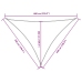 Toldo de vela triangular tela Oxford amarillo 5x5x6 m