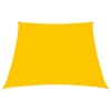 Toldo de vela tela oxford trapecio amarillo 2/4x3 m