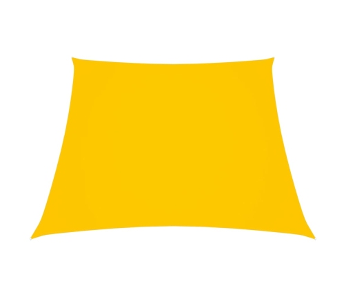 Toldo de vela tela oxford trapecio amarillo 2/4x3 m