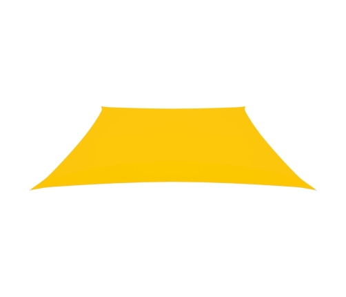 Toldo de vela tela oxford trapecio amarillo 2/4x3 m