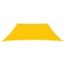 Toldo de vela tela oxford trapecio amarillo 2/4x3 m