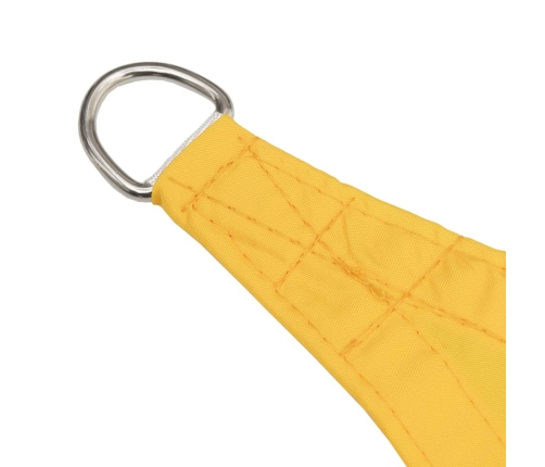 Toldo de vela tela oxford trapecio amarillo 2/4x3 m