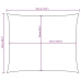 Toldo de vela rectangular tela Oxford rojo 2,5x3,5 m