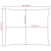 Toldo de vela rectangular tela Oxford rojo 4x6 m