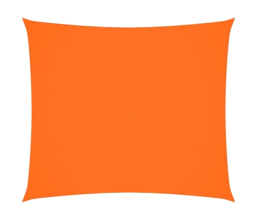 Toldo de vela rectangular tela oxford naranja 2x2,5 m