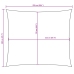 Toldo de vela rectangular tela oxford naranja 2x2,5 m
