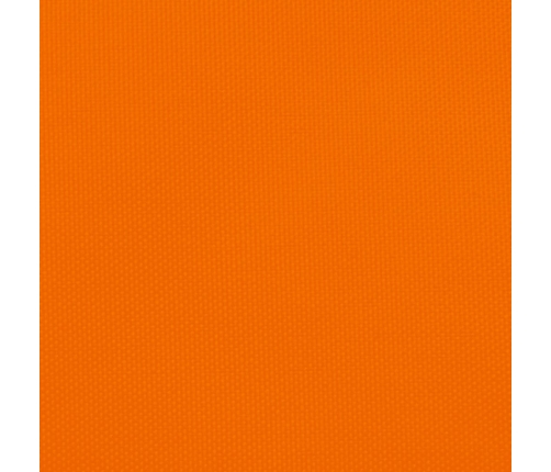 Toldo de vela rectangular tela Oxford naranja 2x4,5 m