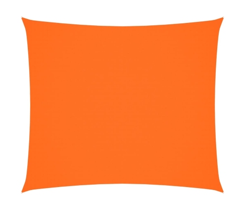 Toldo de vela rectangular tela Oxford naranja 2,5x3 m