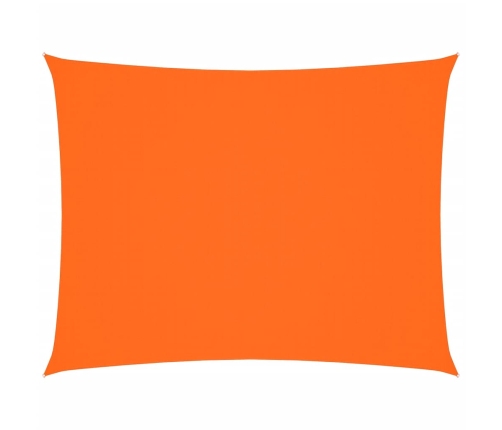 Toldo de vela rectangular tela Oxford naranja 2,5x4 m
