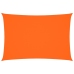 Toldo de vela rectangular tela Oxford naranja 2,5x4,5 m