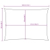 Toldo de vela rectangular tela Oxford naranja 2,5x4,5 m