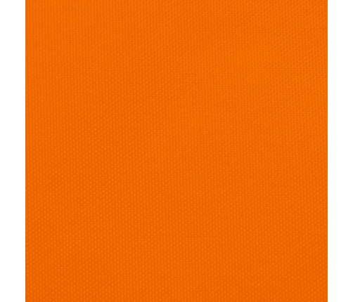 Toldo de vela rectangular tela oxford naranja 3x6 m
