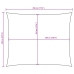 Toldo de vela rectangular tela Oxford naranja 3,5x4,5 m