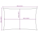Toldo de vela rectangular tela Oxford negro 5x7 m