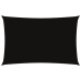 Toldo de vela rectangular tela Oxford negro 5x8 m